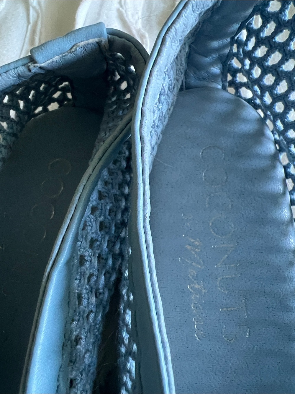 Coconuts by Matisse Blue Mesh Mary Jane Flats - Picture 6 of 7
